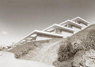 Visualisierung Verkaufsbild Terrassenhaus Herrliberg Zuerich Schweiz 2009