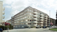 Visualisierung Architektur Wettbewerb Aussen Eggbuehlstrasse Zuerich Schweiz 2010
