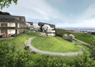 Visualisierung Architektur Aussen Wohnungsbau Salenstein Schweiz 2011