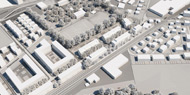 Visualisierung Staedtebau Wettbewerb Wohnungsbau Baufelder 19 21 Bern Bruennen 2012