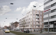 Visualisierung Architektur Studie Aussen Badenerstrasse Zuerich 2012